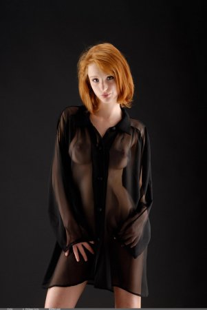 Фотосессия белотелой модельки 