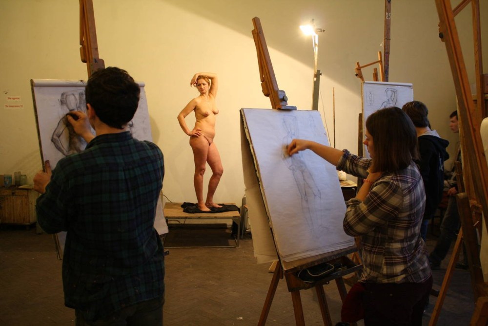 Порнофильм художник с натурщицей