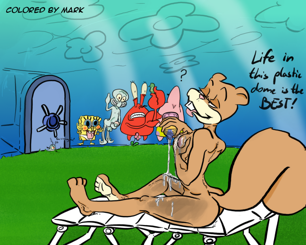 Сэнди из губки Боба хентай