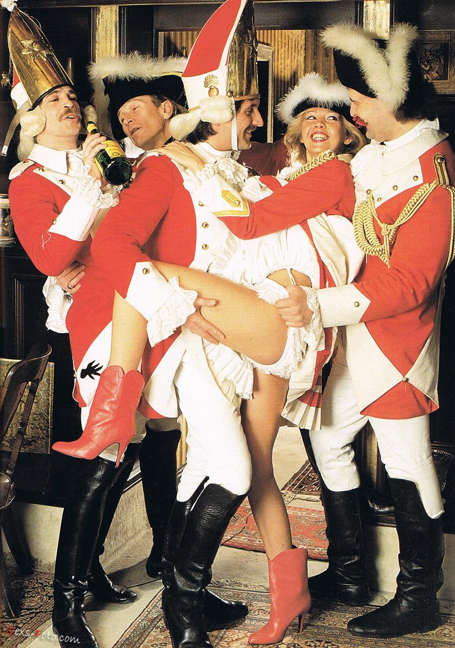 Эротические рисунки дамы и гусары