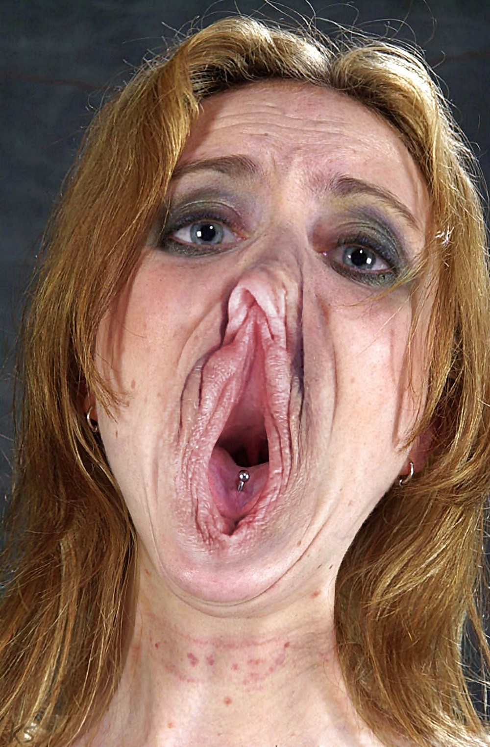 Накончал на лицо блондинке