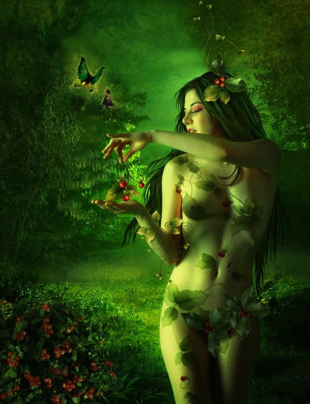 Голые эльфийки Кейт Ламберт