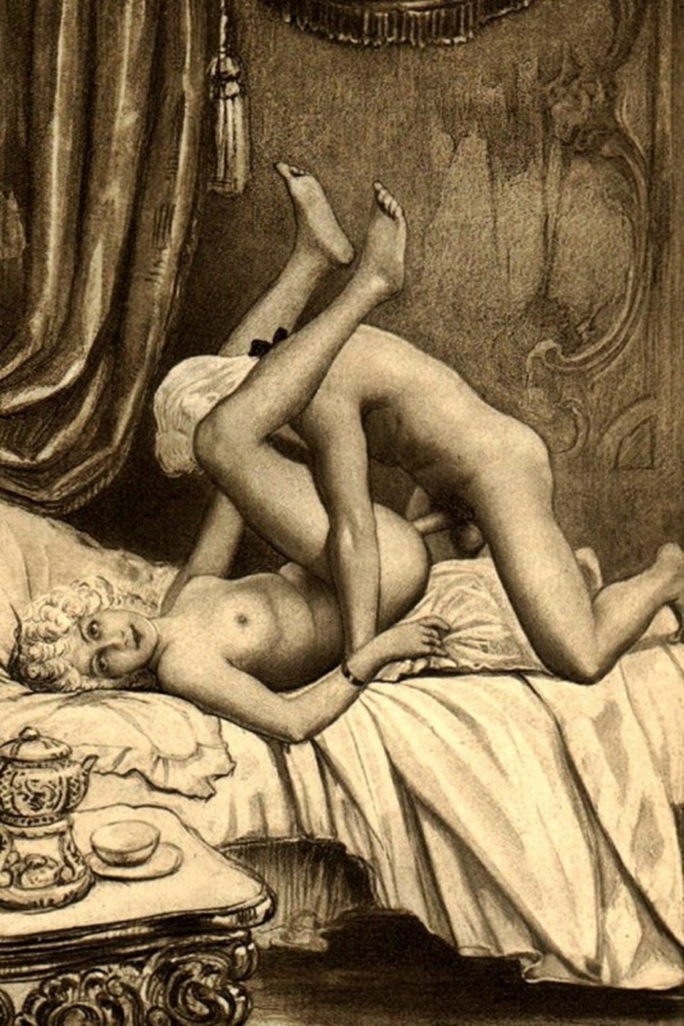 Эротические Гравюры Агостино Карраччи