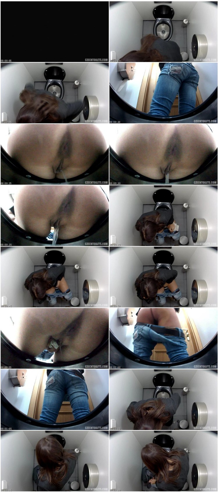 Скрытая камера в туалете самолета