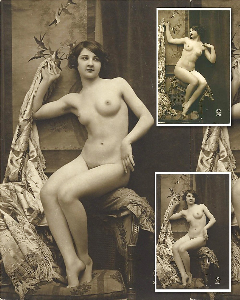 Голые женщины группа ретро