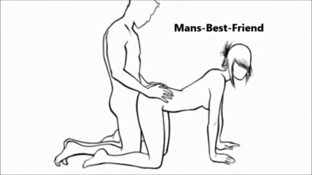 Мужик пристроился сзади