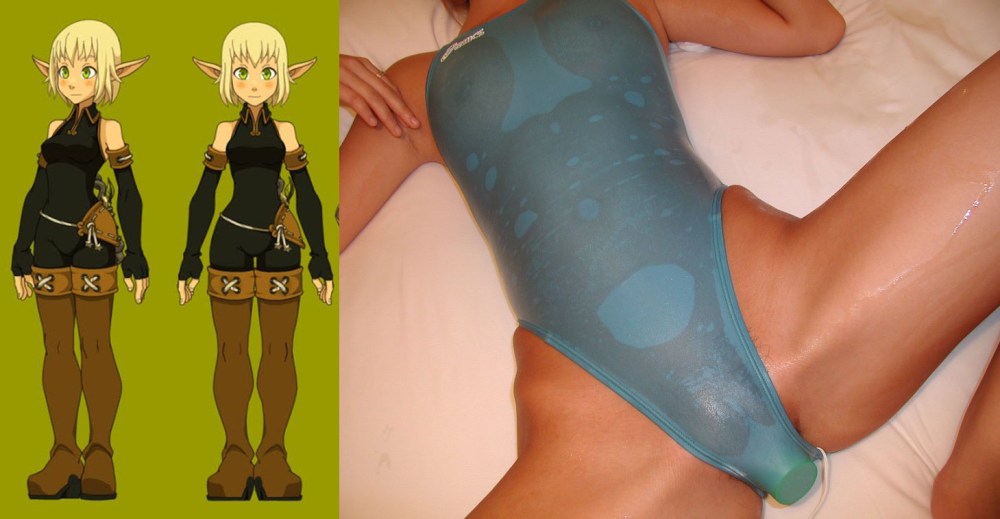 Вагина в закрытых купальниках