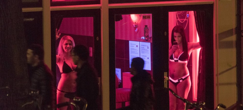 Улица красных фонарей Амстердам 18