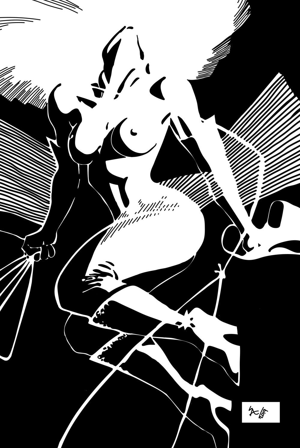 Эротические картины в стиле Нуар