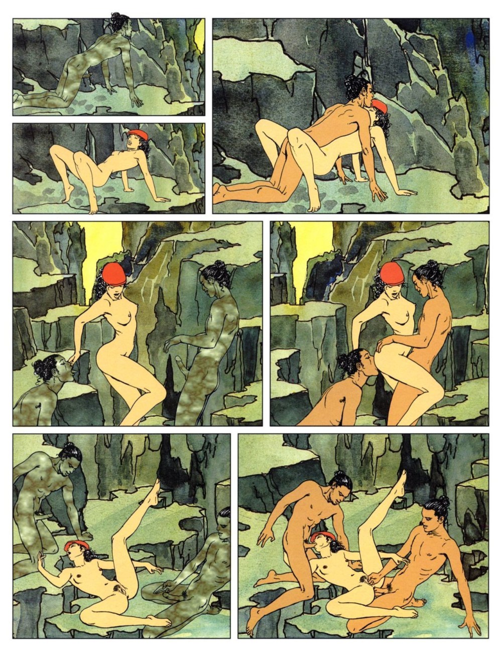 Индийские эротические миниатюры