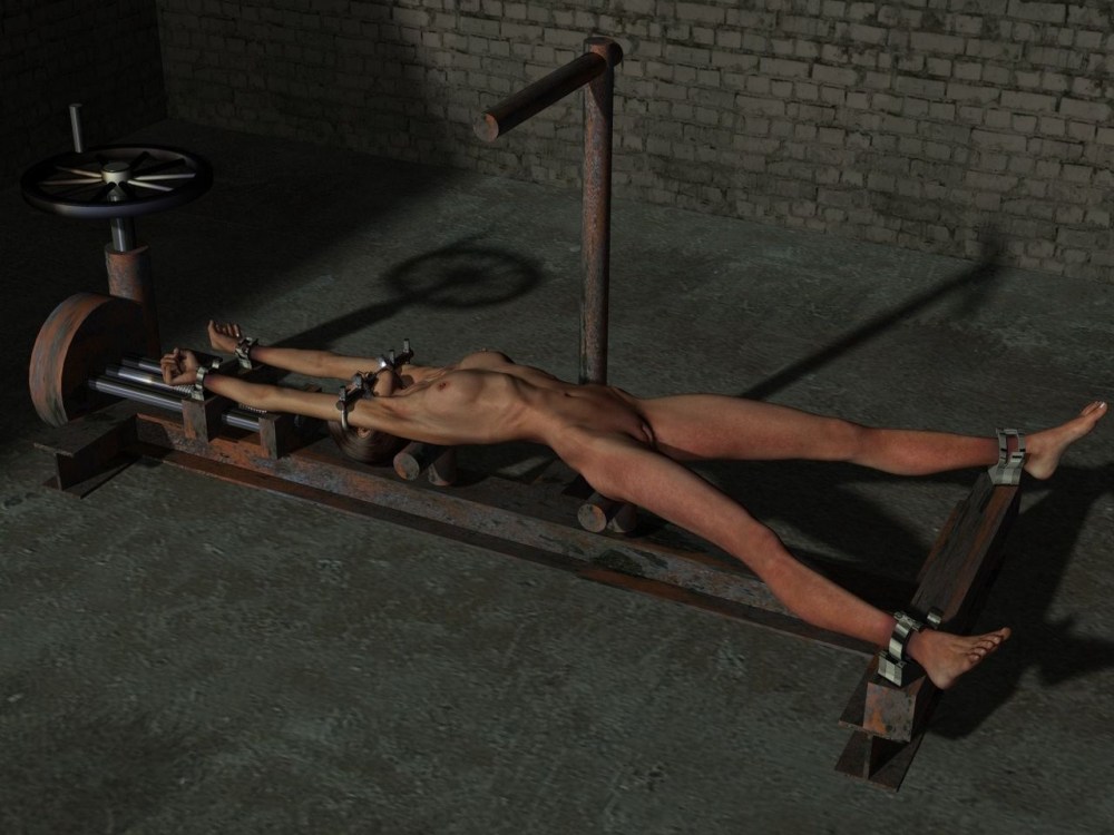 Подвешенные за ноги голые женщины