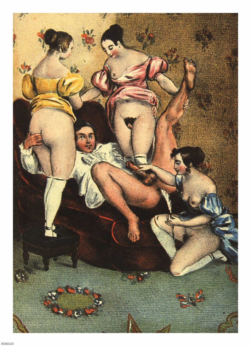 Порнографическая живопись 18 века