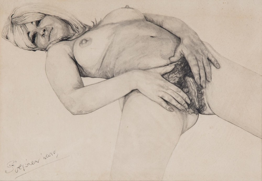 Эротические эскизы в карандаше вагина