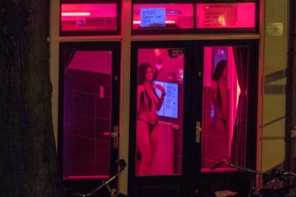 Улица красных фонарей Амстердам 18