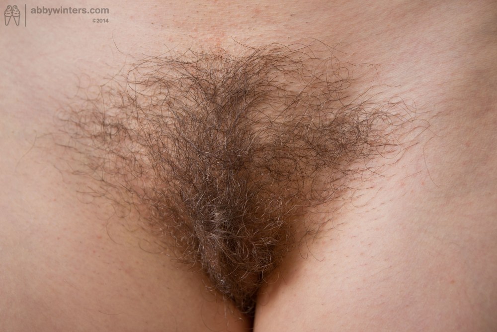 Мохнатый женский лобок