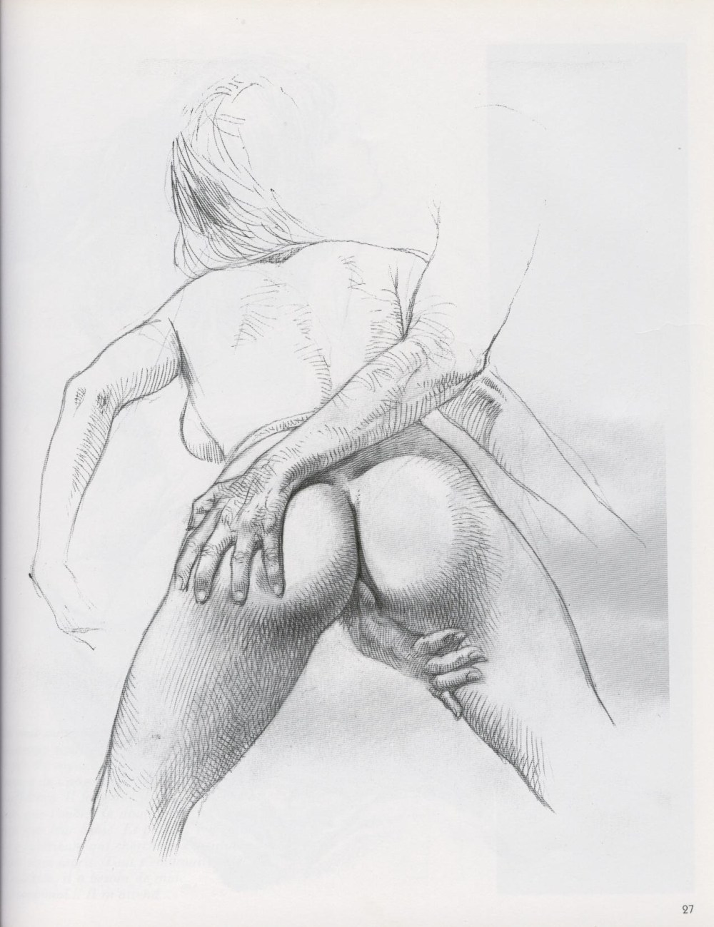 Порнографические рисунки карандашом