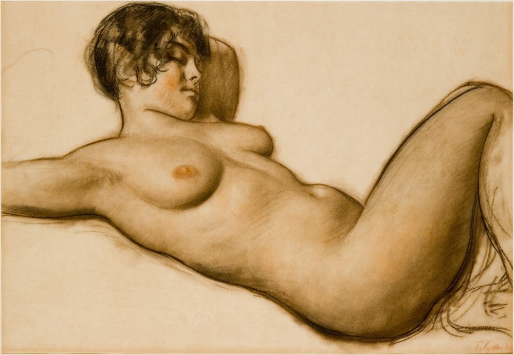 Натурщица Лиза Вылегжанина