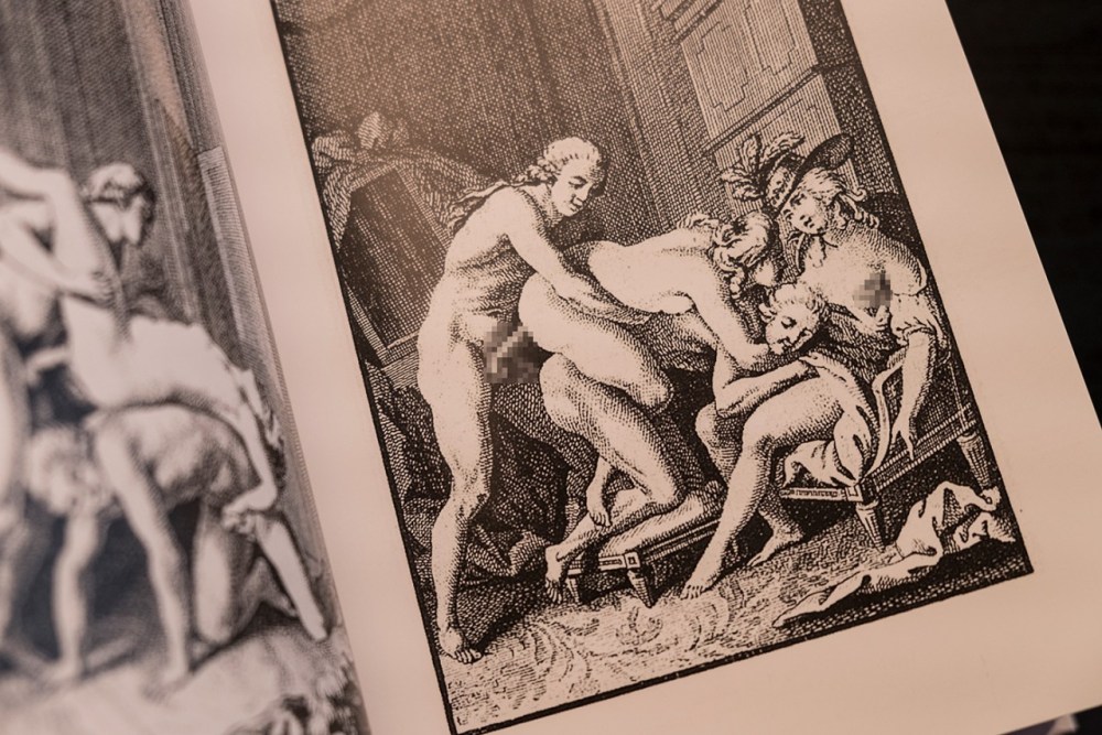 Средневековые порнографические Гравюры