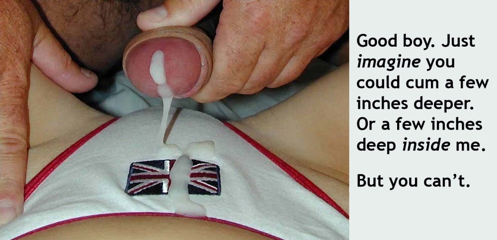 Женские трусики после мастурбации