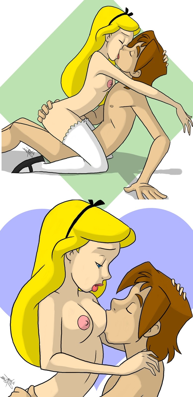 Порнофильм Алиса в Зазеркалье