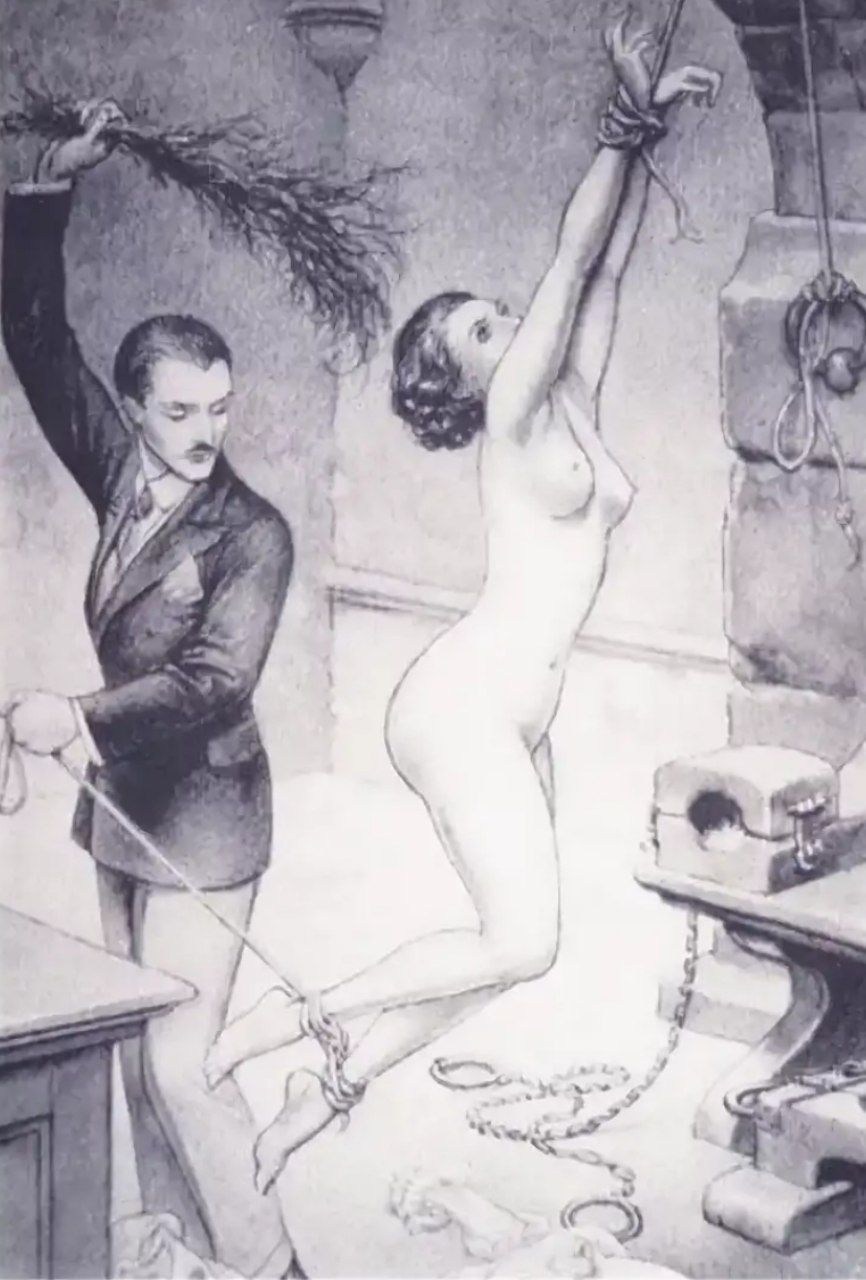 Порка ретро эротические рисунки