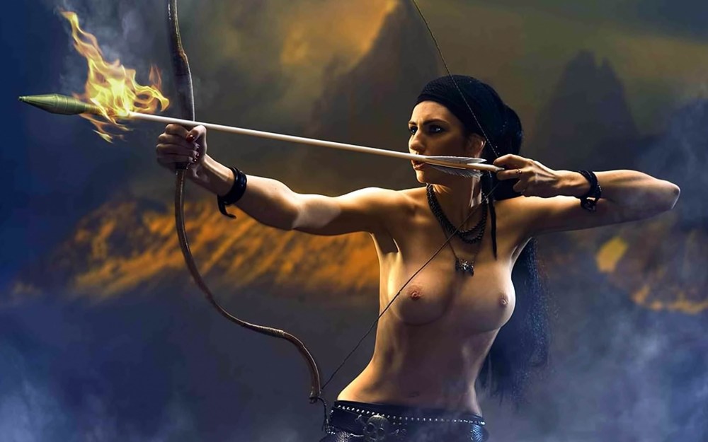 Голые женщины воительницы