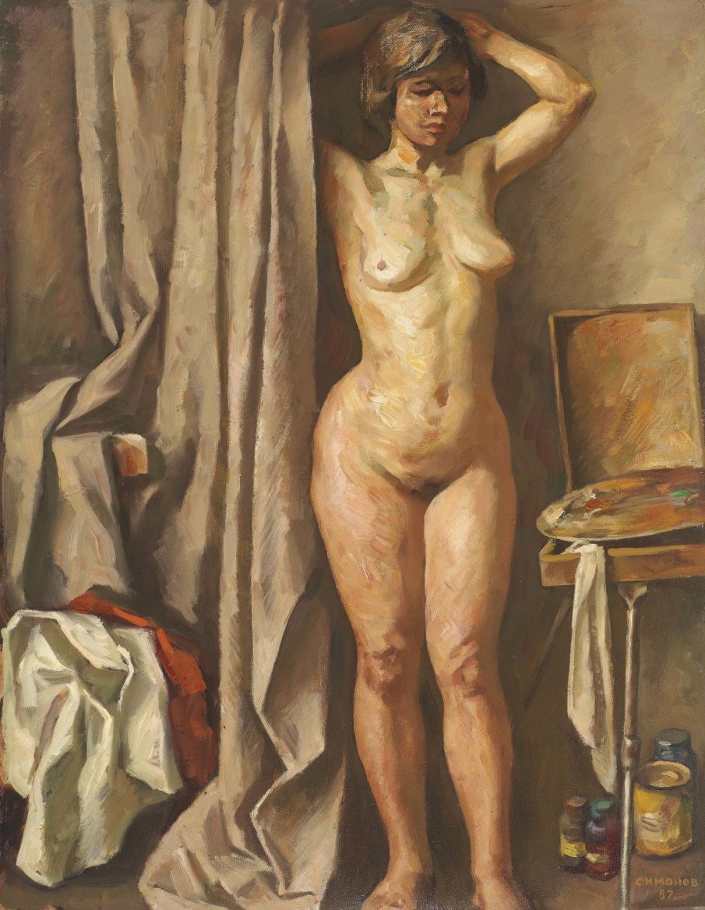 Александра Корсунская модель ню