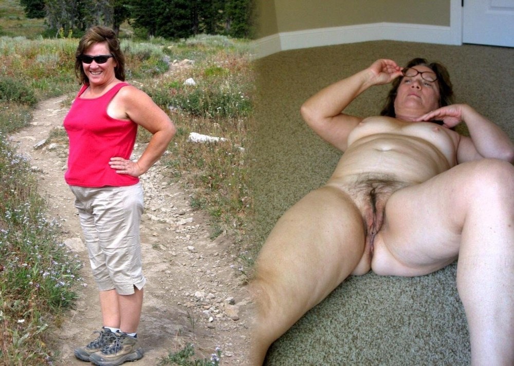 Раздетые голые старухи