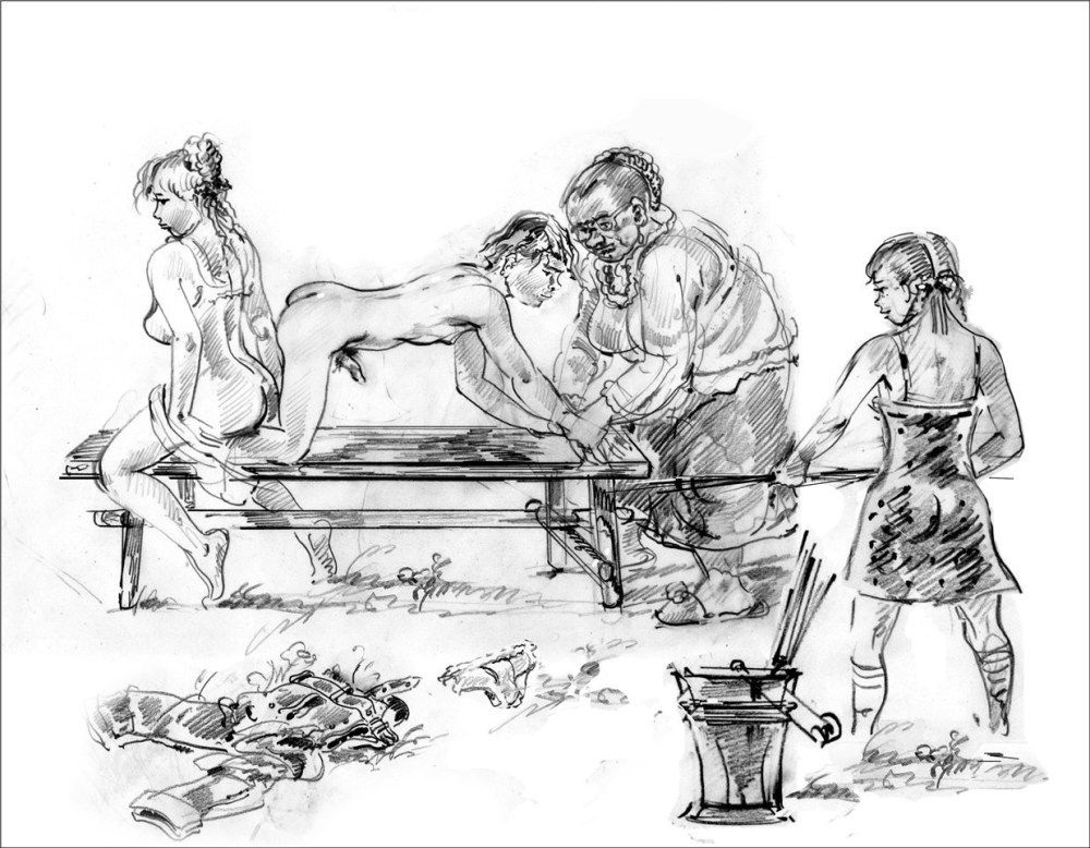 Порка голой попы женщины