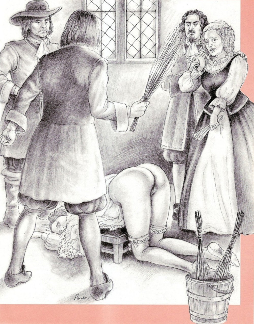 Голая Средневековая служанка