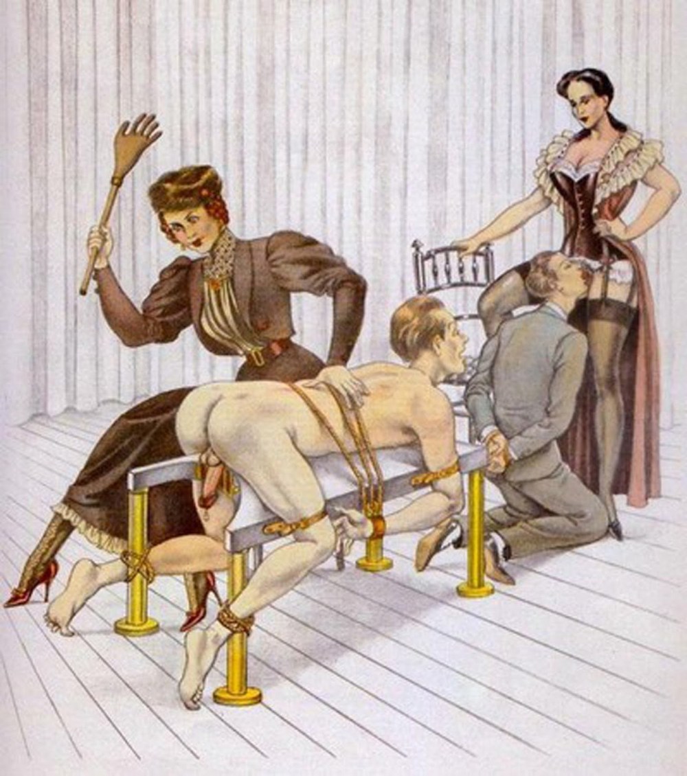 Порка девушек ремнем по попе