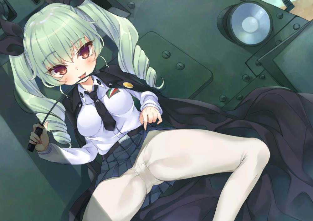 Аниме girls und Panzer anchovy hentai