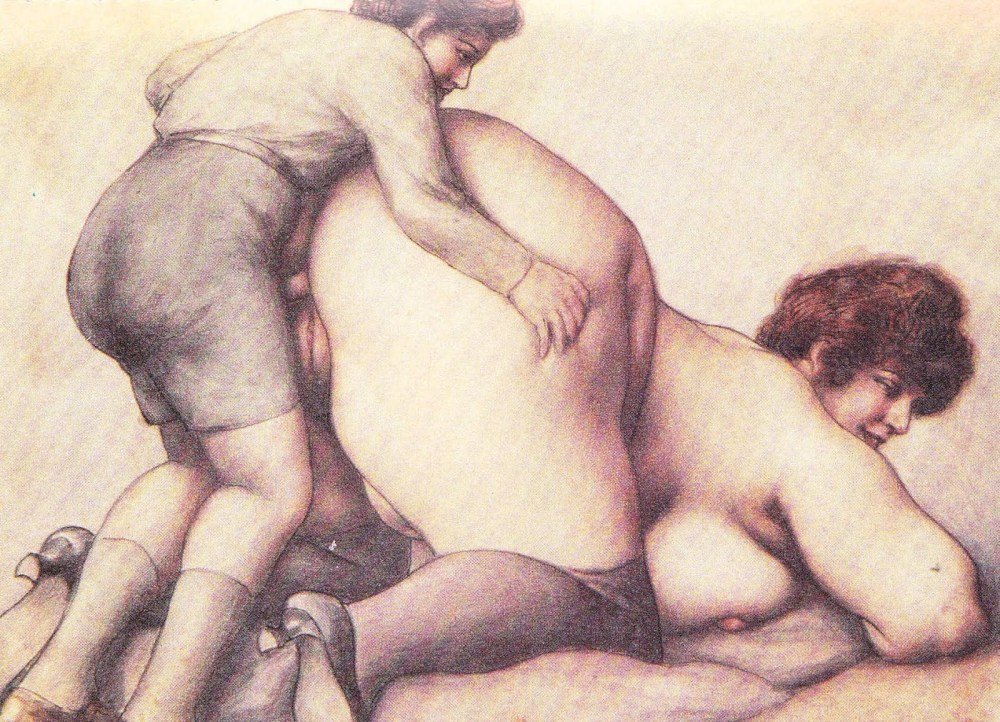 Эротические рисунки толстых