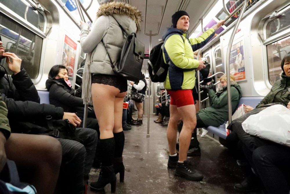 No Pants Subway Ride Россия