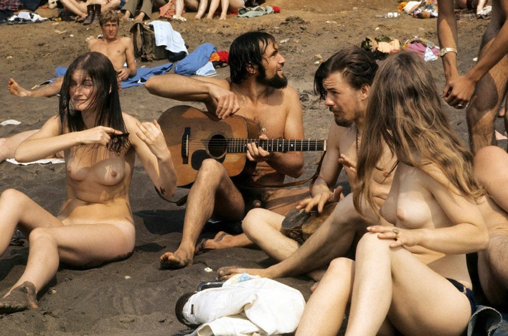 Голые хиппи Вудсток 1969