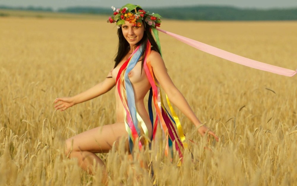 Голые Украинки на природе