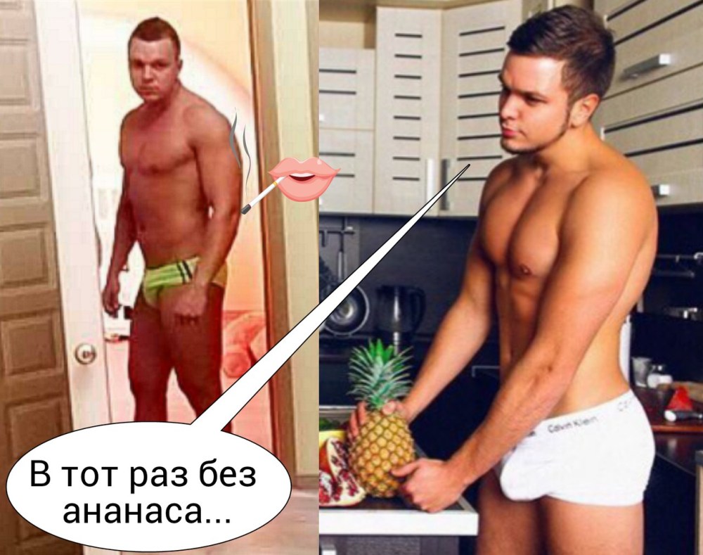 Голый парень перед зеркалом