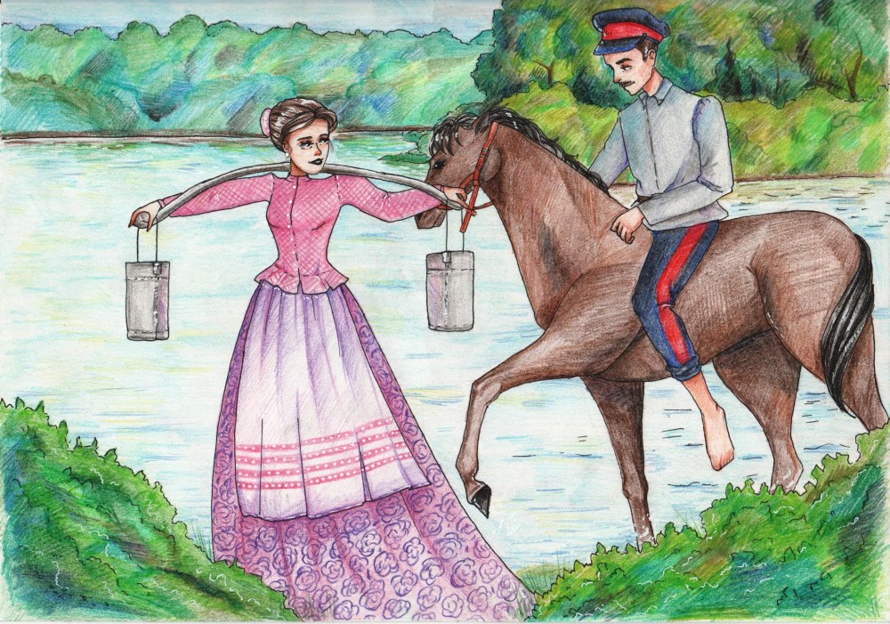 Казачка девушка красивая