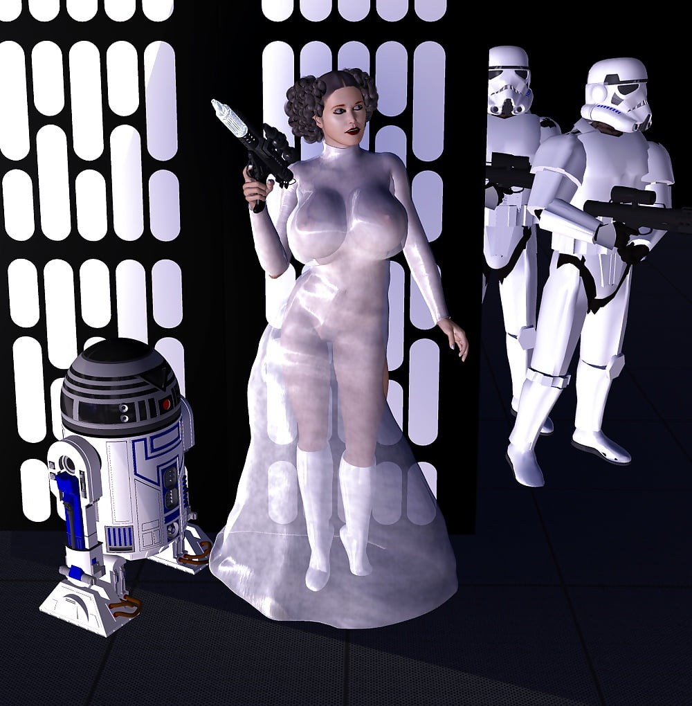 Star Wars принцесса Лея big Boobs