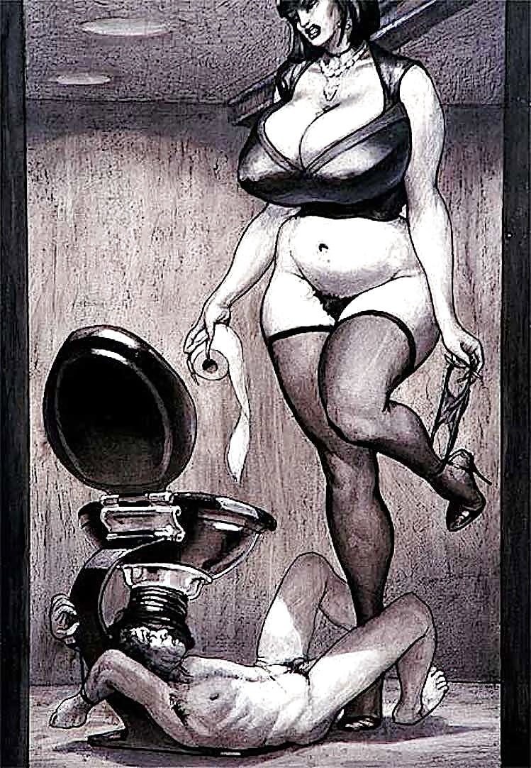 Толстые женщины доминируют рисунки