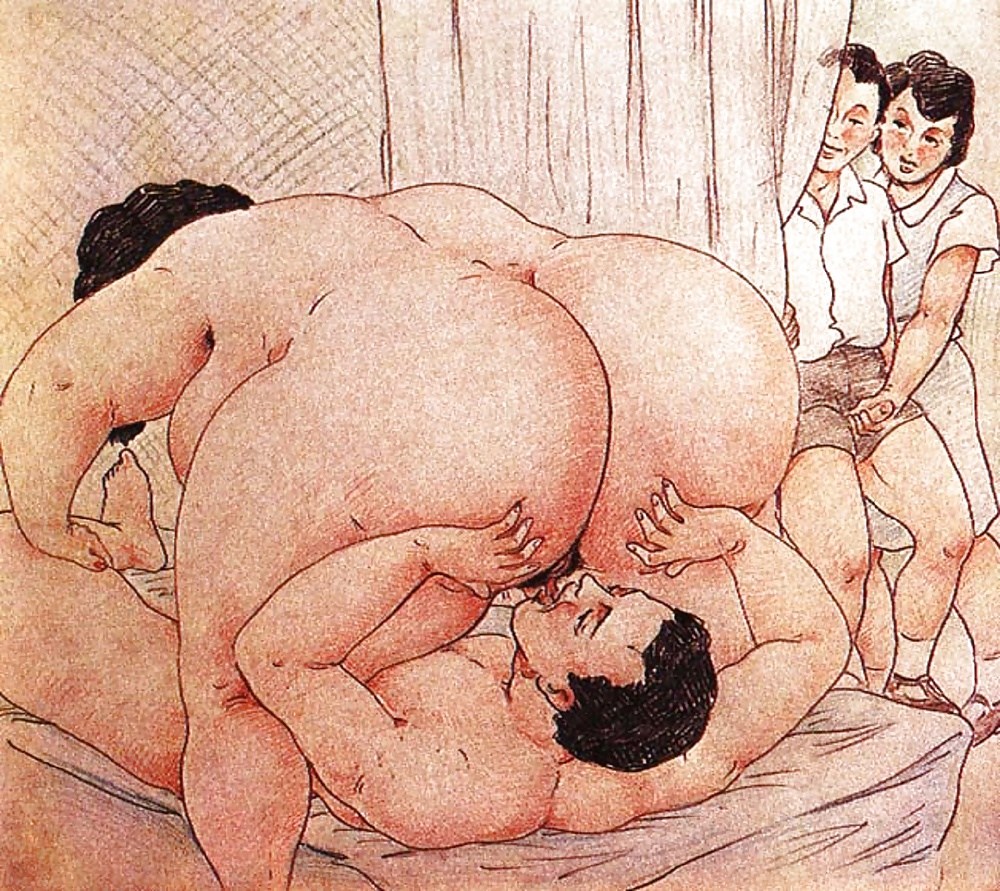 Порнорисунки толстушек