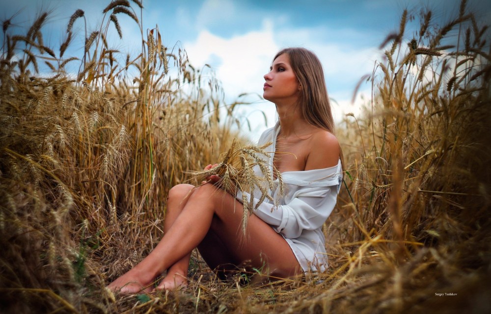 Фотосессия в поле
