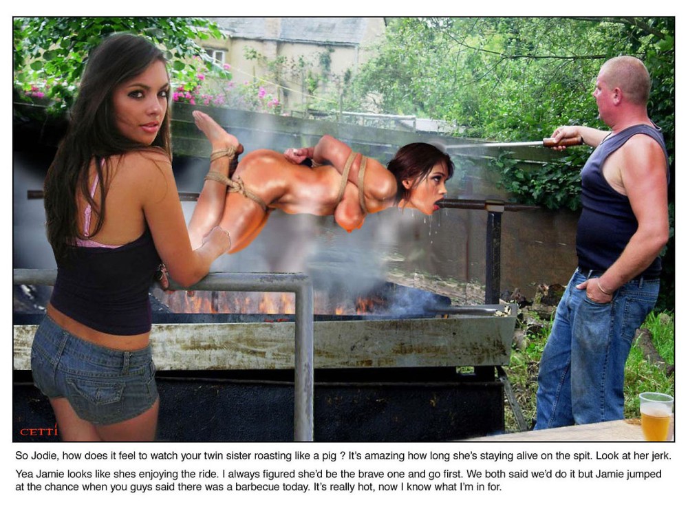 Порнозвезда на вертеле